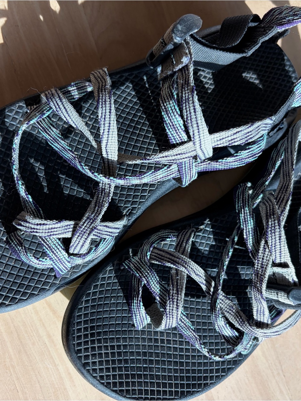 Purples and Blue Chaco Sandals